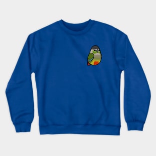 Too Many Birds!™ Green Cheek Conure Crewneck Sweatshirt